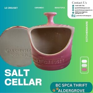 Le Creuset Pink Salt Crock